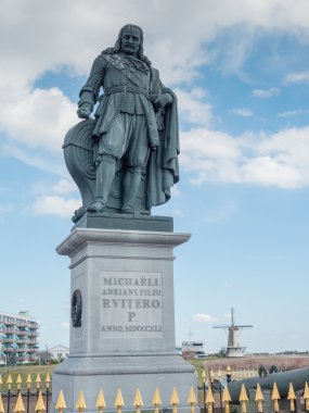 Michiel de Ruyter anıt Vlissingen, Hollanda.