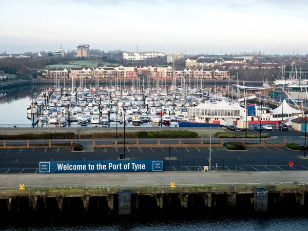 Puerto de Tyne, Newcastle, Inglaterra — Foto de Stock