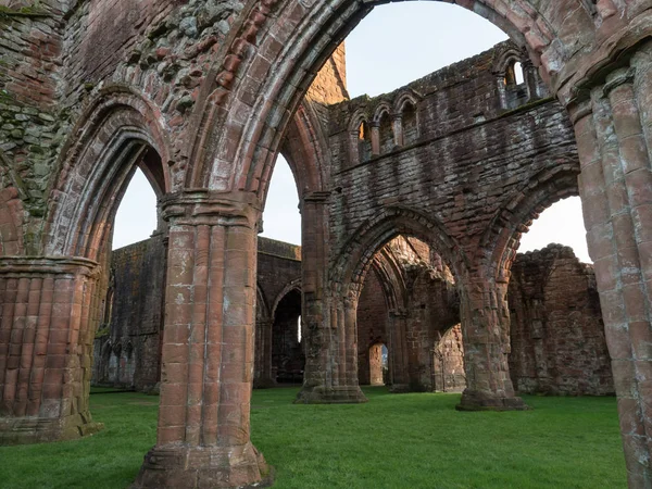 Sweetheart Abbey, Schotland — Stockfoto