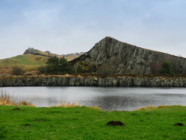 Cantera de Cawfields en Northumberland, Inglaterra — Foto de Stock