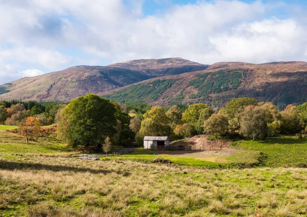 Panorama di Glen Roy nelle Highlands della Scozia — Foto Stock