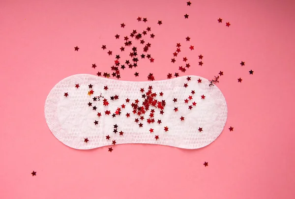 Konzept der Menstruationszeit. — Stockfoto