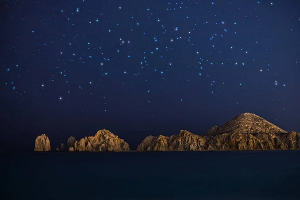 Sternenbilder Von Felsformationen Cabo San Lucus — Stockfoto