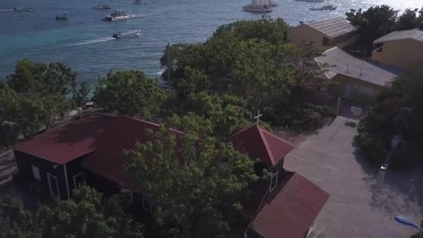 カリブ海の教会4k — ストック動画