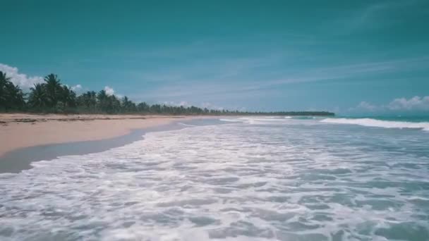 海浪海滩60英尺每秒 — 图库视频影像