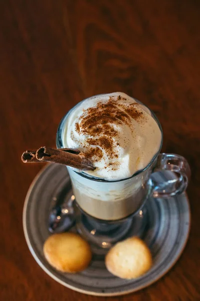 Cappuccino aux biscuits — Photo