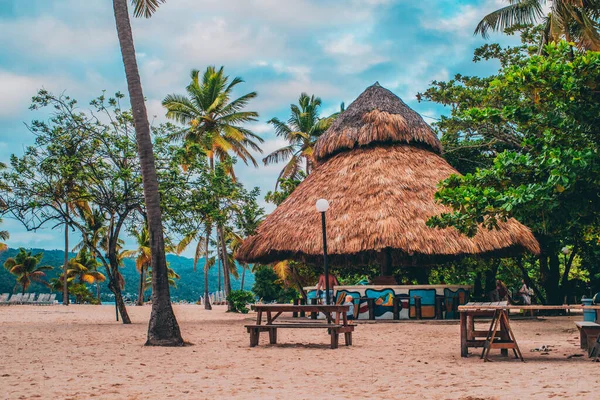 Bacardi Adası 'ndaki barda.