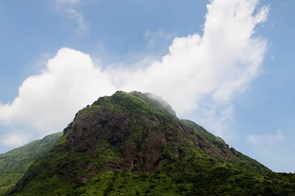 Montaña Con Cielo Azul Día Soleado Jiufen Norte Taiwán — Foto de Stock