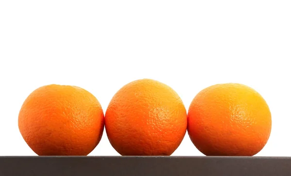 Mandarin Portakal Beyaz Izole — Stok fotoğraf