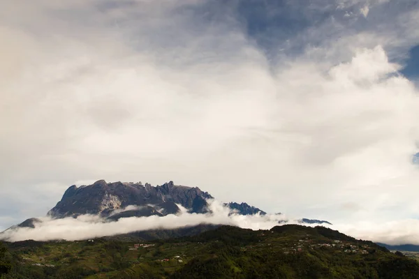 Majestätischer Berg Kinabalu Der Höchste Berg Südostasiens Befindet Sich Kundasang — Stockfoto