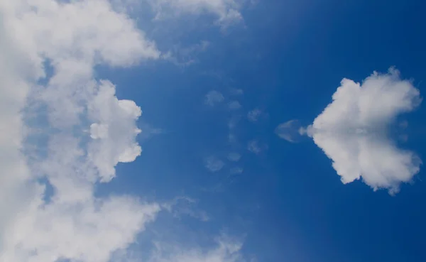 Reflet Beau Ciel Bleu Avec Des Nuages Sabah Bornéo Malaisie — Photo