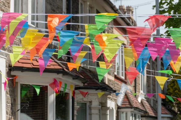 Bristol Mai 2020 Angleterre Une Vue Rapprochée Drapeau Anglais Accroché — Photo