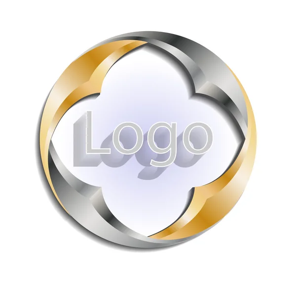 Société de logo abstrait — Image vectorielle