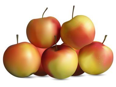 Kırmızı Sarı elmalar