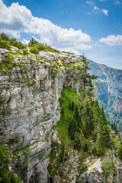 Canyon de Anisclo no Parque Nacional Ordesa y Monte Perdido, Spa — Fotografia de Stock