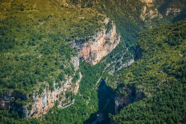 Canyon de Anisclo no Parque Nacional Ordesa y Monte Perdido, Spa — Fotografia de Stock