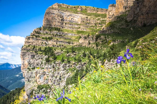 Ordesa Vadisi Milli Parkı, Aragon Pyrenees dağlarda, — Stok fotoğraf