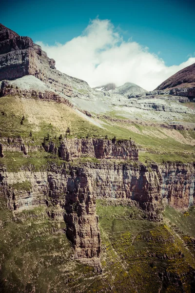 Ordesa Vadisi Milli Parkı, Aragon Pyrenees dağlarda, — Stok fotoğraf