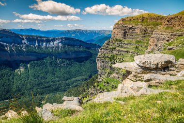Kanyon Ordesa Milli Parkı, Pyrenees, Huesca, Aragon, İspanya