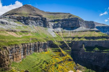 Kanyon Ordesa Milli Parkı, Pyrenees, Huesca, Aragon, İspanya