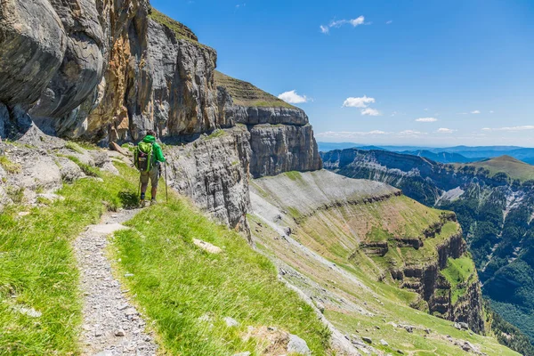 "faja de las flores ", Nationalpark ordesa y monte perdido, spai — Stockfoto