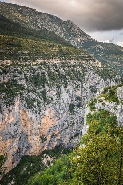 Beautiful landscape of the Gorges Du Verdon in south-eastern Fra — Stock Photo, Image