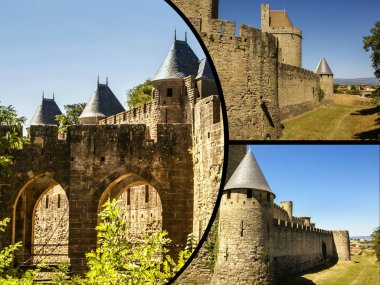 Carcassonne, Fransa (benim fotoğraf kolaj)