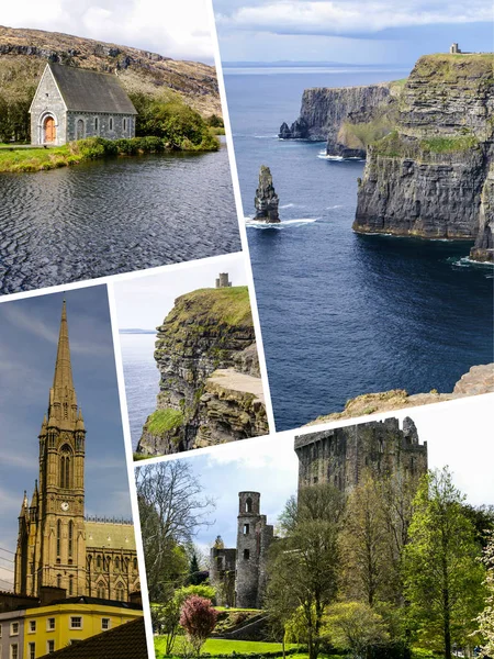 Collage of Ireland images (my photos) — Stock Photo, Image