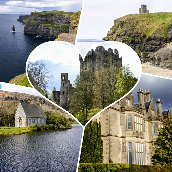 Collage of Ireland images (my photos) — Stock Photo, Image
