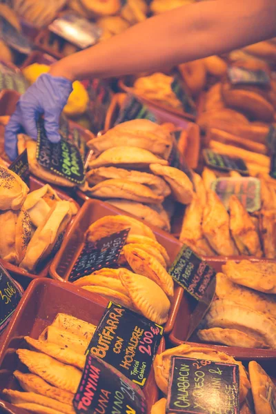 Frutas e legumes em La Boqueria, a marca mais famosa — Fotografia de Stock