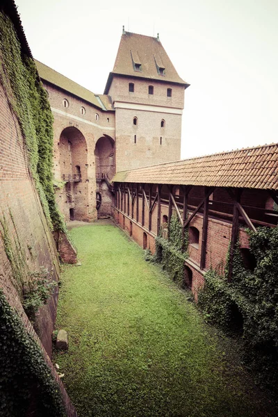 El castillo de Malbork en Polonia — Foto de Stock