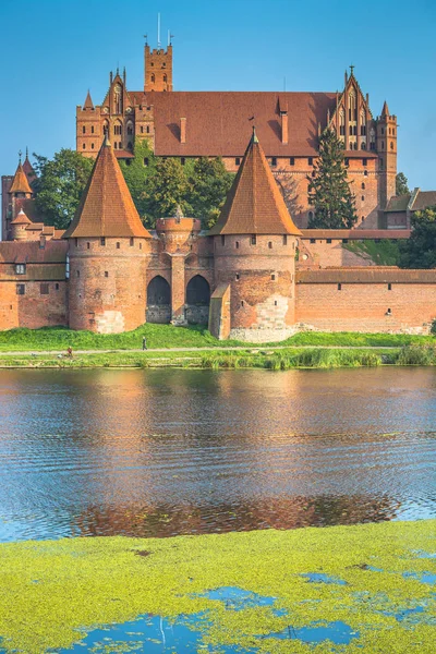 在波兰城堡马尔堡 — 图库照片