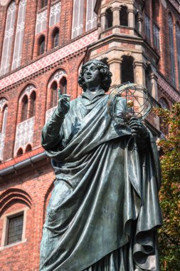Nicolaus Copernicus heykel Torun, Polonya
