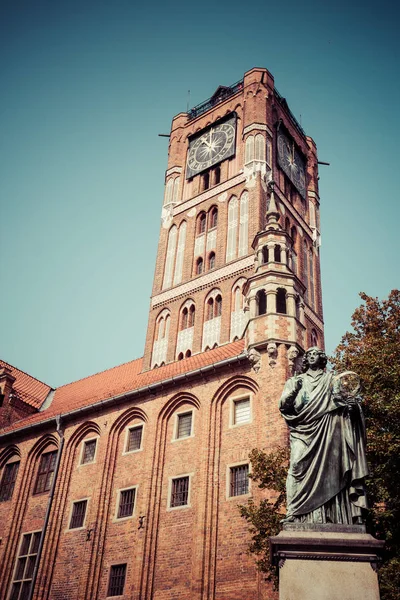 Estatua de Nicolás Copérnico en Torun, Polonia —  Fotos de Stock