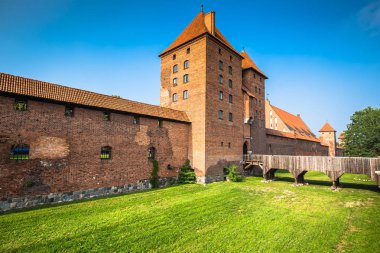 Malbork Castle adlı Polonya, Avrupa Nogat Nehri