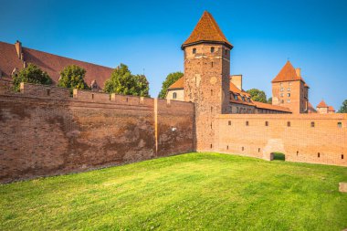 Malbork Castle adlı Polonya, Avrupa Nogat Nehri