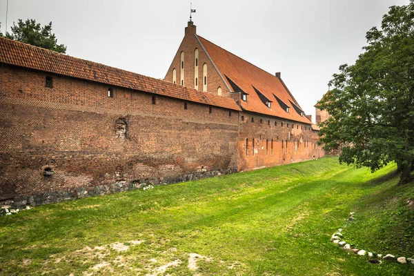 El castillo de Malbork en Polonia — Foto de Stock