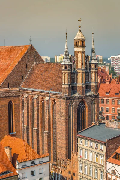 St Mary Church, Torun, Kuyavia-Pomerania, Polen - Stock-foto