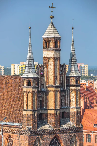 Iglesia de Santa María, Torun, Kuyavia-Pomerania, Polonia — Foto de Stock