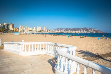 Benidorm Poniente beach Alicante İspanya Akdeniz