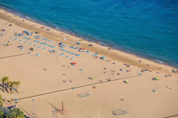 Benidorm Levante strand in Alicante Spanje — Stockfoto