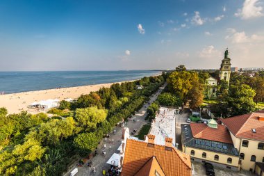 Sopot, Polonya-Eylül 7, Polonya Sopot şehrin 2016:View