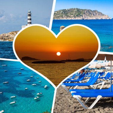 Kolaj Adası Ibiza, İspanya.