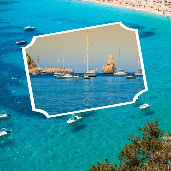Kolaj Adası Ibiza, İspanya. — Stok fotoğraf