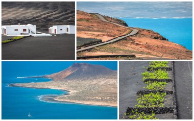 Kolaj Adası Lanzarote, İspanya. Europe.