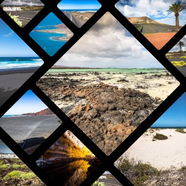 Kolaj Adası Lanzarote, İspanya. Europe.