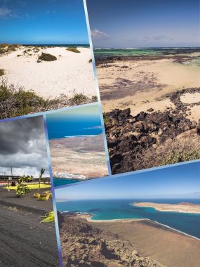 Kolaj Adası Lanzarote, İspanya. Europe.