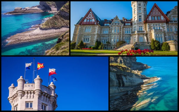 Colagem de Cantabria Espanha . — Fotografia de Stock