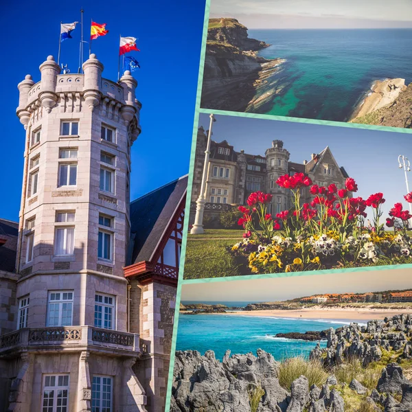 Colagem de Cantabria Espanha . — Fotografia de Stock