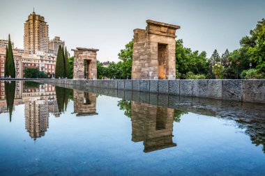 Templo de Debod, Madrid, İspanya